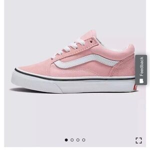 VANS Light Pink Kids Old Skool Shoes